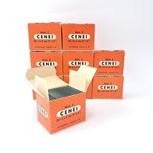 NOS 9 x Cenei Mod C 35mm Slide Mounts - 20 Per Box (180 Total)-Made in Germany
